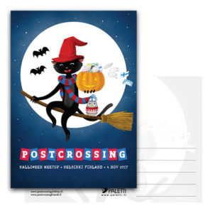 Halloweenmiitti 2017 postikortti