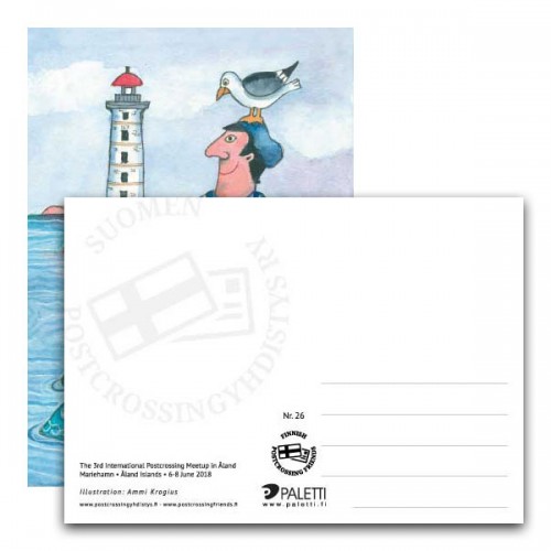 Ahvenanmaan miittipostimerkkikortti 2018