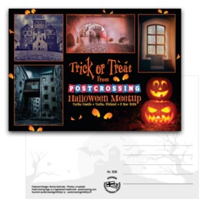 308 - Halloween 2024 miittipostikortti - Turun linna