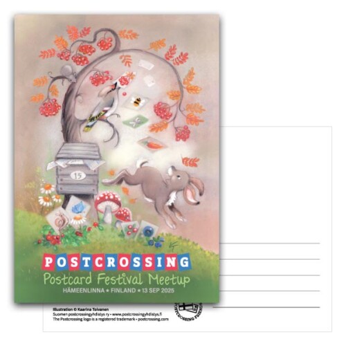 338 - Korttien Tarinat 2025 - Festivaalimiittikortti - Kaarina Toivanen