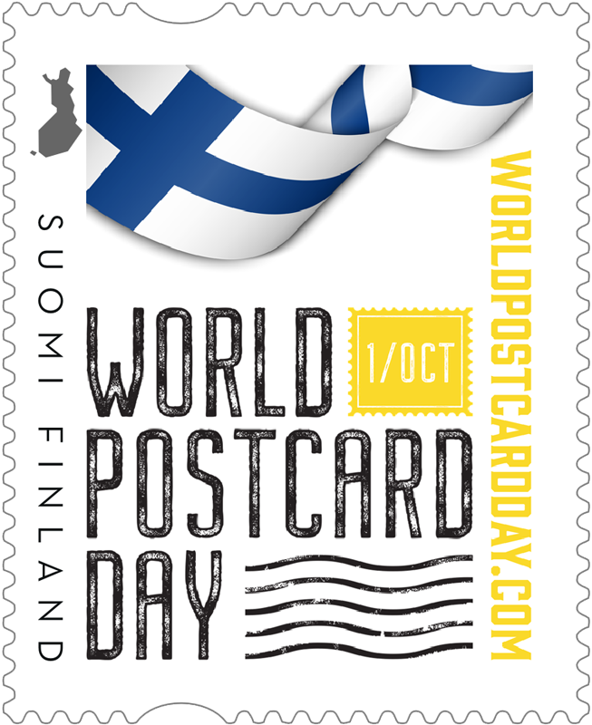 World Postcard Day 2025 omakuvapostimerkkiarkki World Postcard Day 2025 omakuvapostimerkkiarkki