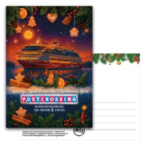 373 - Meri Postcrossing Xmas 2025 - Jouluristeily saaristossa