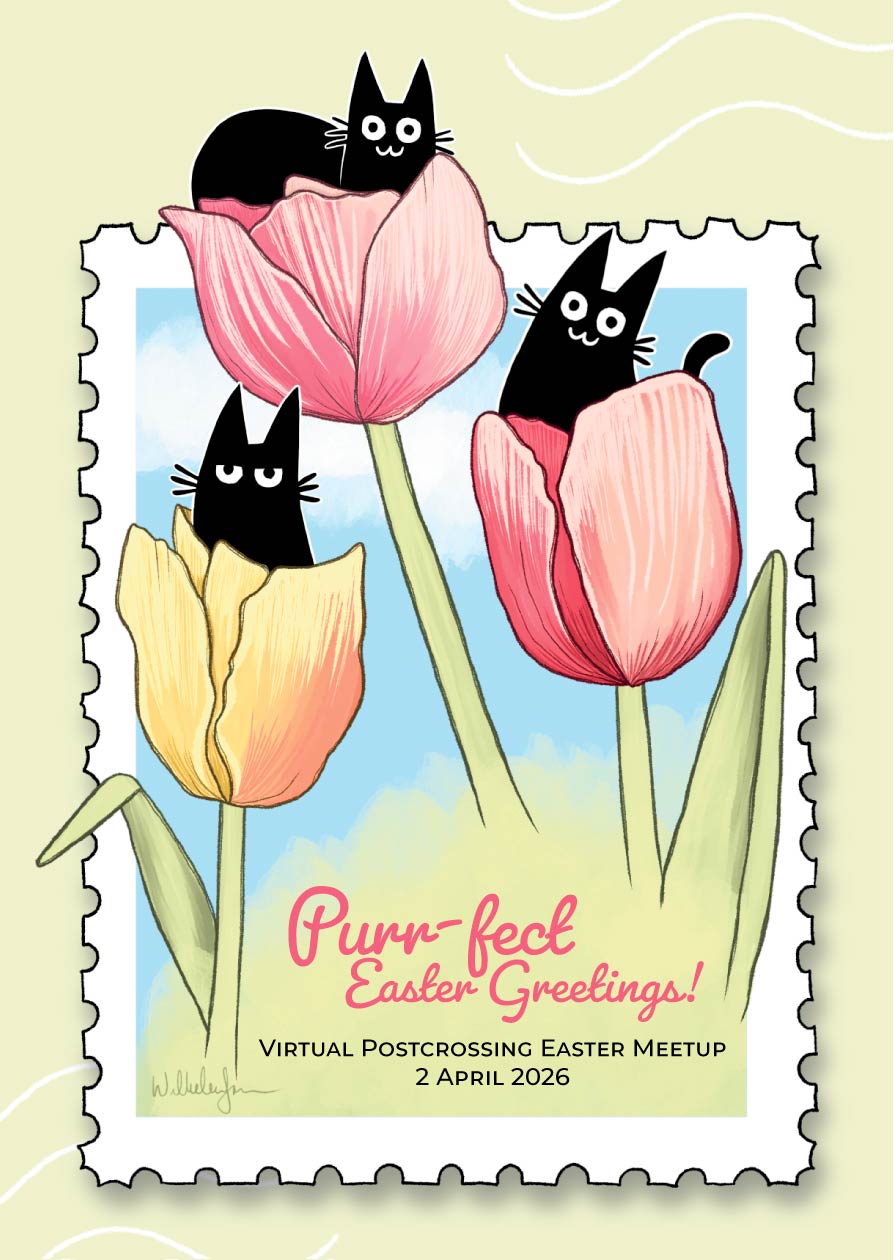 386 - Virtuaalisen pääsiäismiitin miittikortti - Wilhelmiina Saarimaa