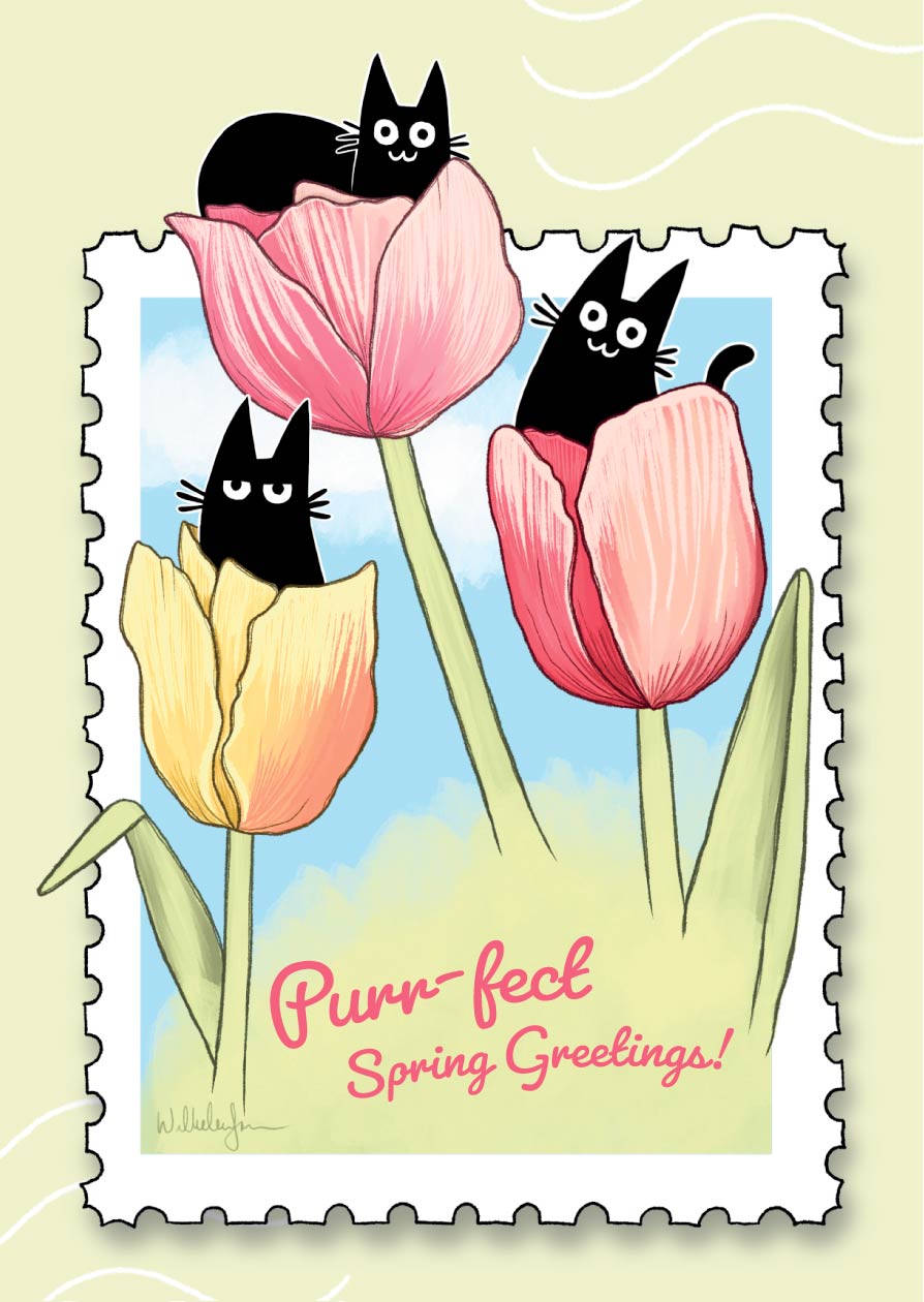 KR002 - Mustakissan kevättervehdys