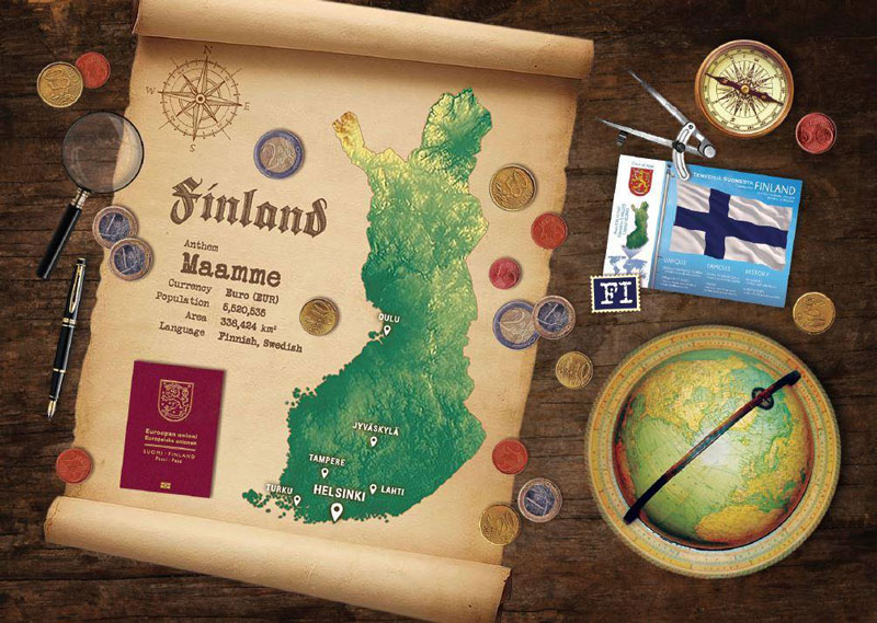 Postcard World Explorer Finland -kortti