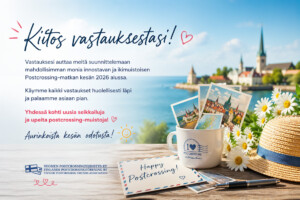 Kiitos vastauksistasi!
