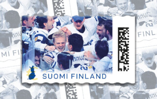 Leijonien MM-voittoa juhlistetaan omalla postimerkillä
