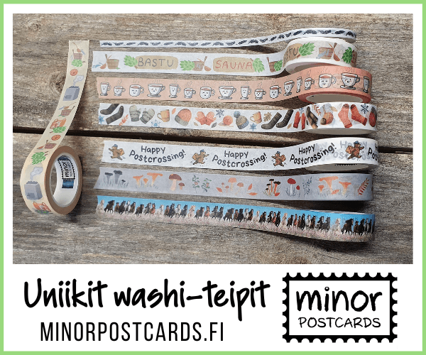 Minor Postcards 300x250 mainosbanneri